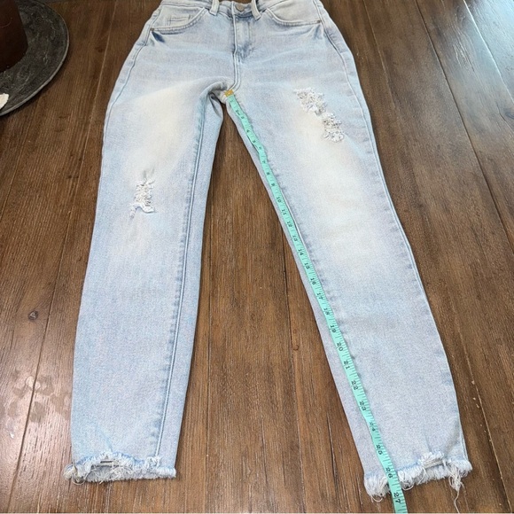 BALENCIAGA LIGHT WASH JEAN 26 High Rise Ankle Skinny - Picture 6 of 11